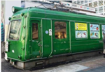 渋谷駅　東急前の緑の電車「青ガエル」ってご存じ？移転プロジェクト始動！